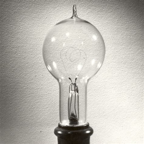 Thomas Edison First Light Bulb