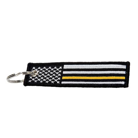 Thin Gold Line American Flag Patch - Sew On - Thin Blue Line USA