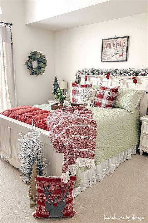 Cozy Christmas Bedroom - Farmhouse by Design