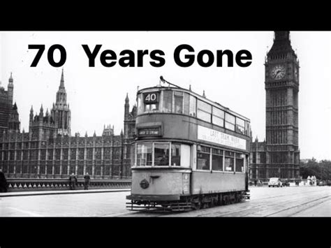 The Last Days of the Old London Trams - YouTube