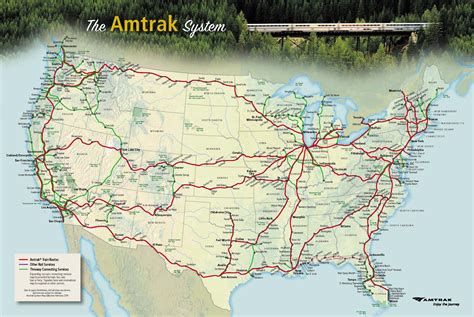 The Amtrak System - This would be such a fun way to vacation and see ...