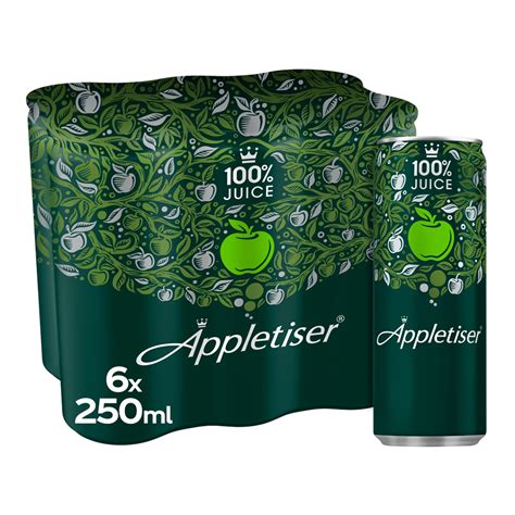 Appletiser Apple Cans 6x250ml - Co-op