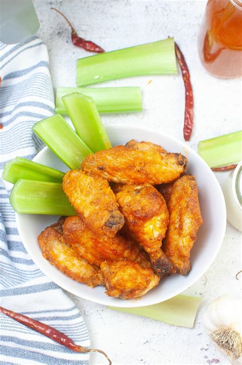 Air Fryer Buffalo Wings | FaveSouthernRecipes.com