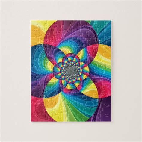 ABSTRACT ART JIGSAW PUZZLE | Zazzle.com