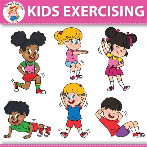 Kids Exercise Clipart - Kids Parenting
