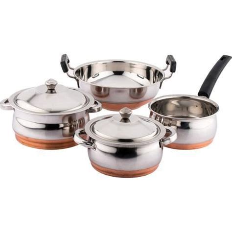 Copper Bottom Cookware at Rs 250 | Copper Bottom Cookware Set in ...