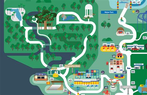 Legoland Florida Map 2016 On Behance - Legoland Map Florida | Printable ...