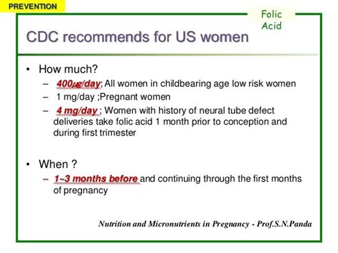 Recommended Dosage For Folic Acid During Pregnancy - PregnancyWalls