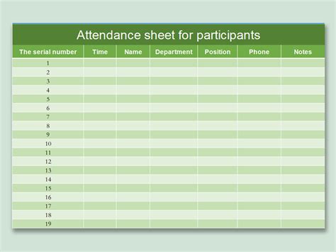5 Attendance Excel Template Excel Templates - vrogue.co