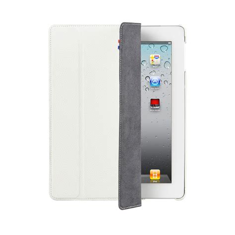 iPad 2/3/4 Leather Slim Cover // White - Decoded - Touch of Modern