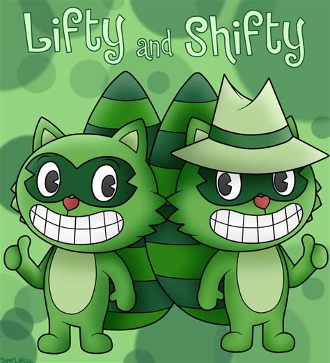 Happy Tree Friends: Lifty and Shifty by ElCajarito on DeviantArt