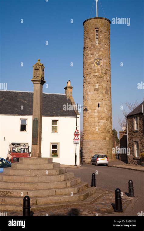 Abernethy Village Square, Perth and Kinross, Scotland Stock Photo - Alamy