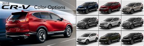 2018 Honda CR-V Color options