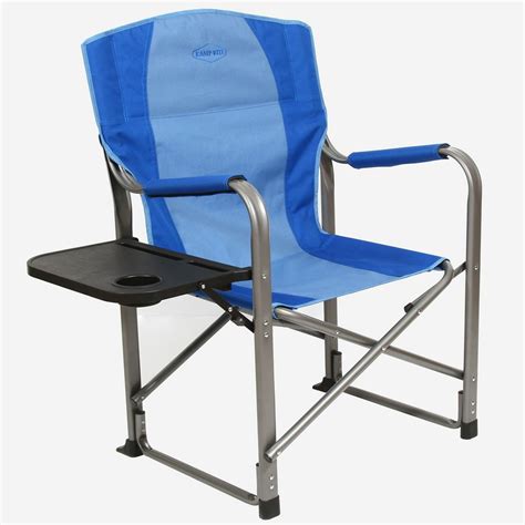 Kamp-Rite Director's Chair Outdoor Camping Folding Chair with Side ...