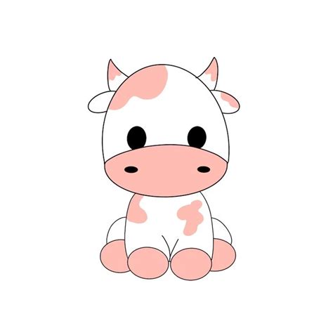 Pink Cow Sticker - Etsy