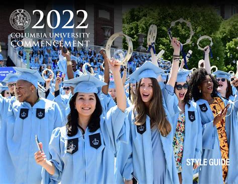 Commencement 2022 Style Guide by Columbia University - Issuu