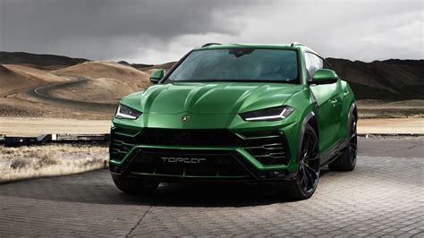 Download wallpaper 1920x1080 lamborghini urus, compact suv, green car ...