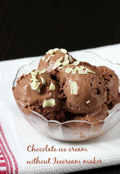 Chocolate Ice cream recipe | How to make eggless chocolate ice cream