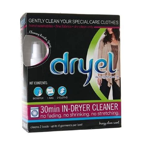 Dryel In-Dryer Cleaning Starter Kit, Breezy Clean Scent, 1 Kit - Walmart.com - Walmart.com