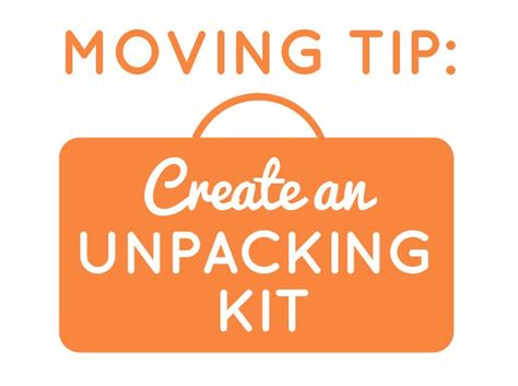 Moving Tip: Create An Unpacking Kit | City Leaper | Moving Tips and ...