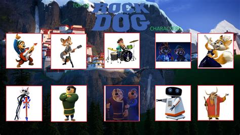 Top 10 Rock Dog Characters by Trainboy55 on DeviantArt