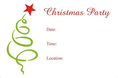 Christmas Party Free Printable Holiday Invitation Personalized Party Invites