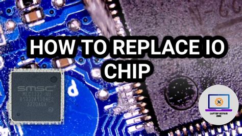 how to replace IO chip | super io chip replacement - YouTube