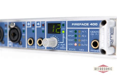 RME Fireface 400, FireWire Interface