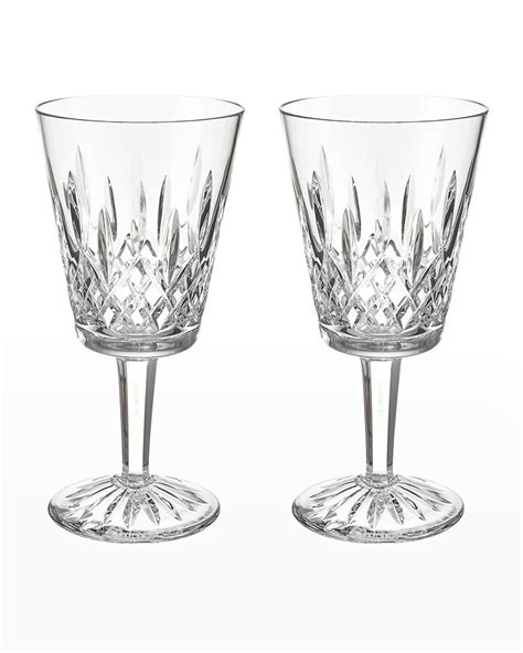 Waterford Crystal Lismore 1952 Mastercraft Large Goblets, Set of 2 | Horchow