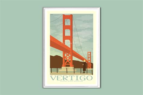 Movie Poster Vertigo Retro Print in Various Sizes | Etsy