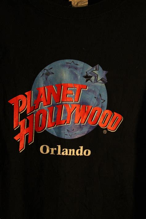 Planet Hollywood Vintage T Shirt From Orlando! Authentic Vintage '90! Planet Hollywood T Shirt ...