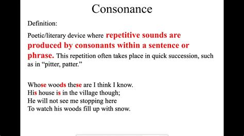 Poetry exercise #5 Alliteration, Assonance, Consonance - YouTube