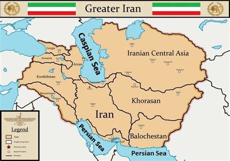 Greater IRAN MAP in 2023 | Map, Alternate history, Iran