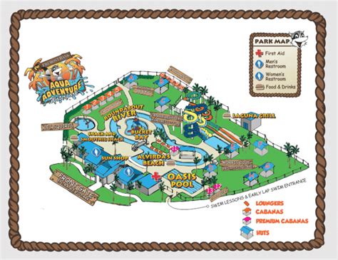 Aqua Adventure Water Park Map and Brochure (2023) | ThemeParkBrochures.net