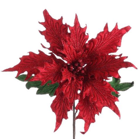 26" Red Poinsettia | Poinsettia, Affordable christmas decorations ...