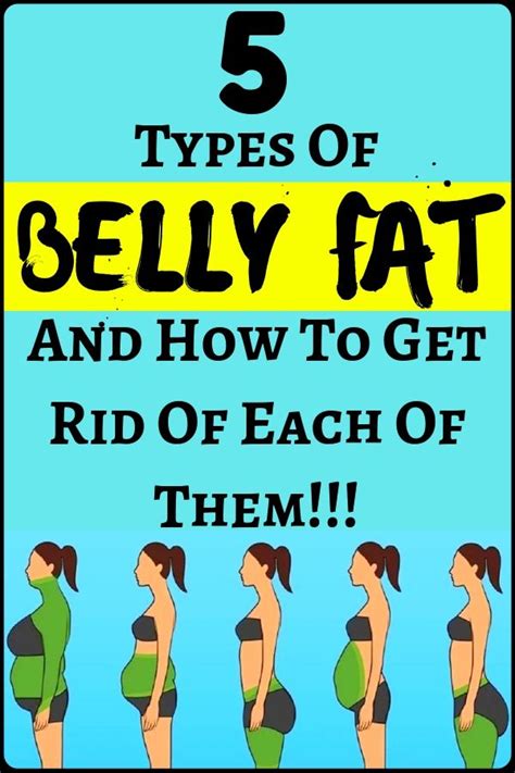 The 5 Types Of Belly Fat And How To Get Rid Of Each Of Them - healhty and tips