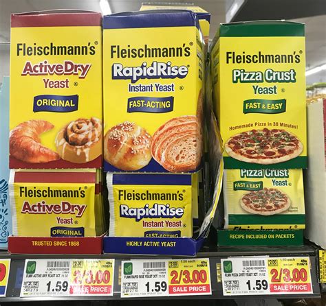 Fleischmann's Yeast JUST $0.75 at Kroger for a 3 pack!!! | Kroger Krazy