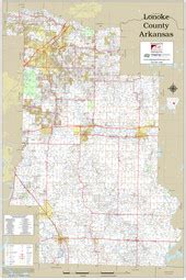 Lonoke County Arkansas 2022 Wall Map | Mapping Solutions