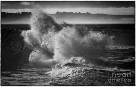 The Angry Sea Photograph by James A Crawford