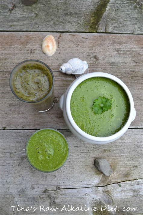 Kale smoothies and soup [ raw vegan ] - Tina Redder - True Food