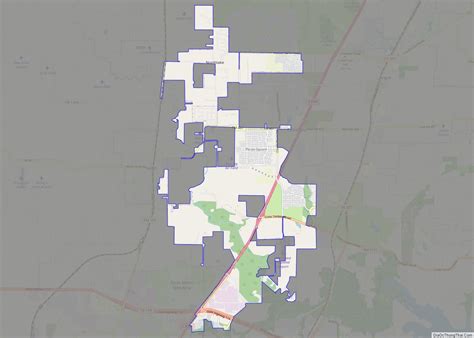 Map of Northlake town, Texas - Thong Thai Real