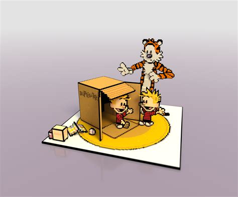 ArtStation - Calvin and Hobbes Transmogrifier