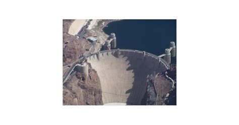 Aerial View of Hoover Dam Postcard | Zazzle