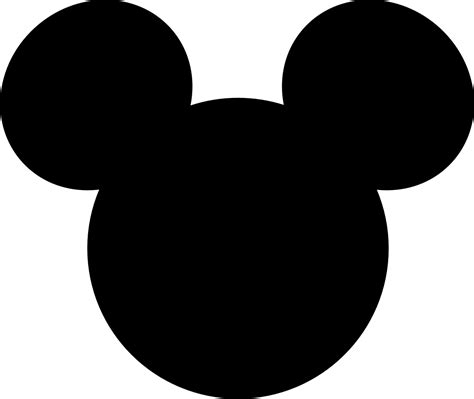Mickey Mouse Silhouette Printable
