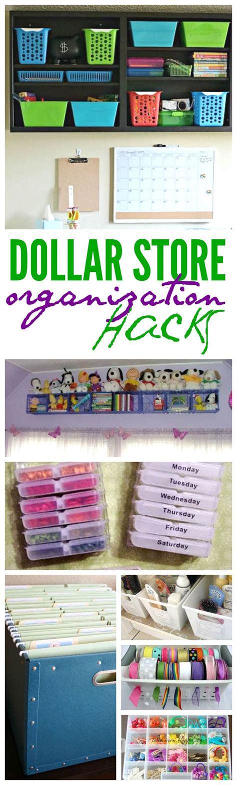 Dollar Store Organization Hacks