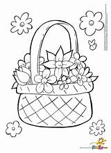 Flower Basket Coloring Pages  High Quality Home sketch template
