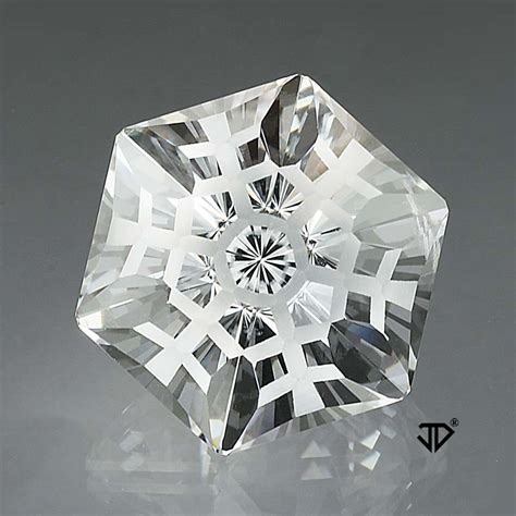 Crystalline Quartz Gemstone 61.59ct | John Dyer/Precious Gemstones Co. Catalog