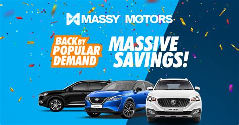 Back By Popular Demand - Massy Motors