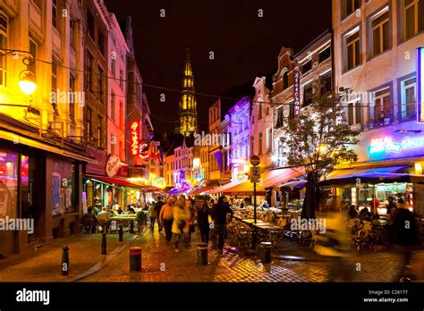 Brussels Nightlife Stock Photo, Royalty Free Image: 35782747 - Alamy