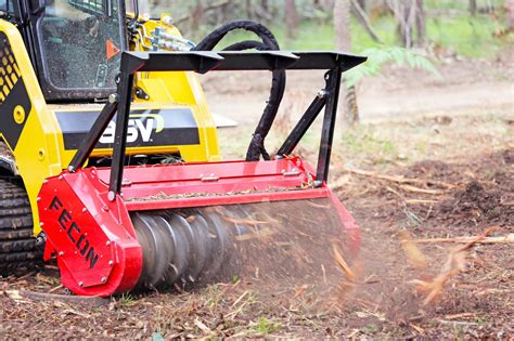 Standard Flow Skid Steer Mulcher: forestry mulcher for skid steers +64LPM